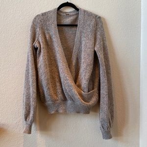 Free people grey sweater
